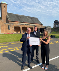 Greenock Crematorium Ardgowan Hospice donation from ICCM